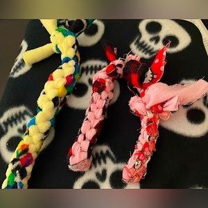 These are sizes X large extra small and a medium/small